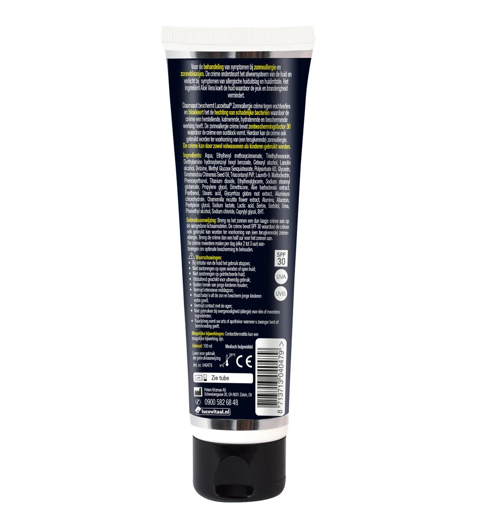Lucovitaal Zonneallergie Crème (100 ml)