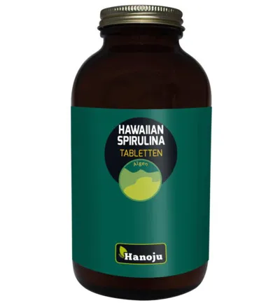 Hanoju Spirulina Hawaiiaans 500Mg (650 tabletten)