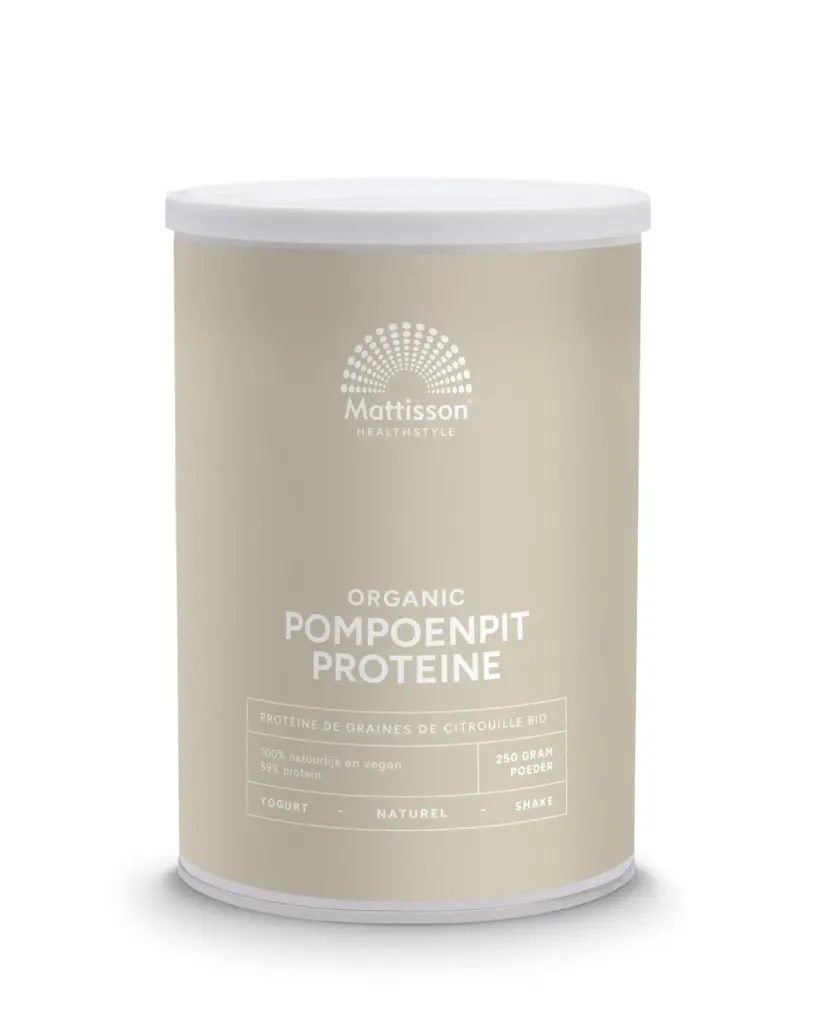 Mattisson Vegan Pompoenpit Proteine 58% Bio (250 gr)