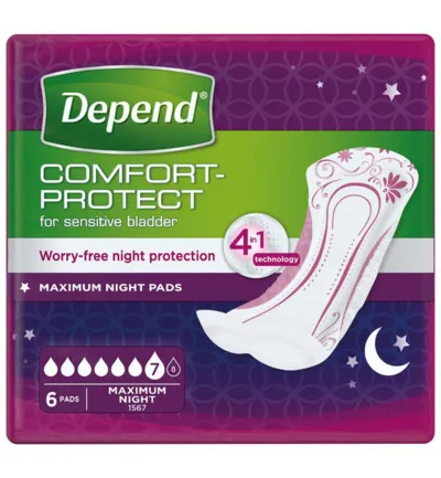 Depend Verband maximum (6 stuks)