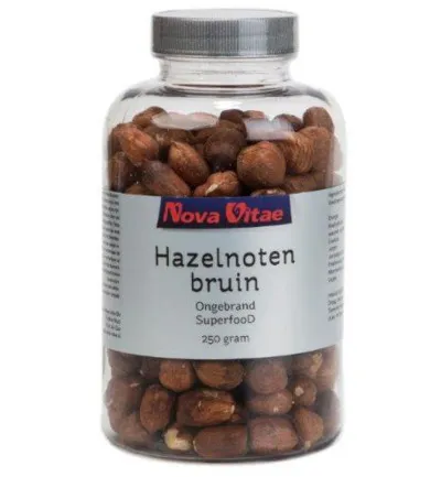 Nova Vitae Hazelnoten Bruin Ongebrand Raw (250 gr)