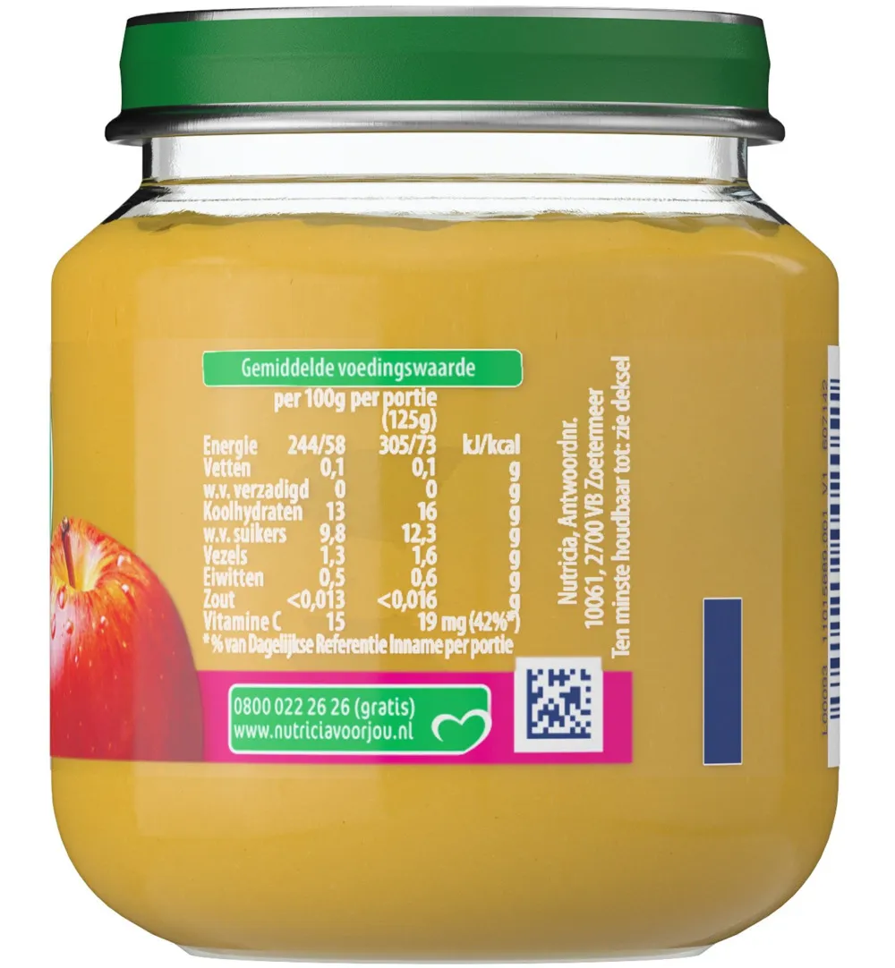Olvarit Appel mango banaan 4M03 (125 gr)