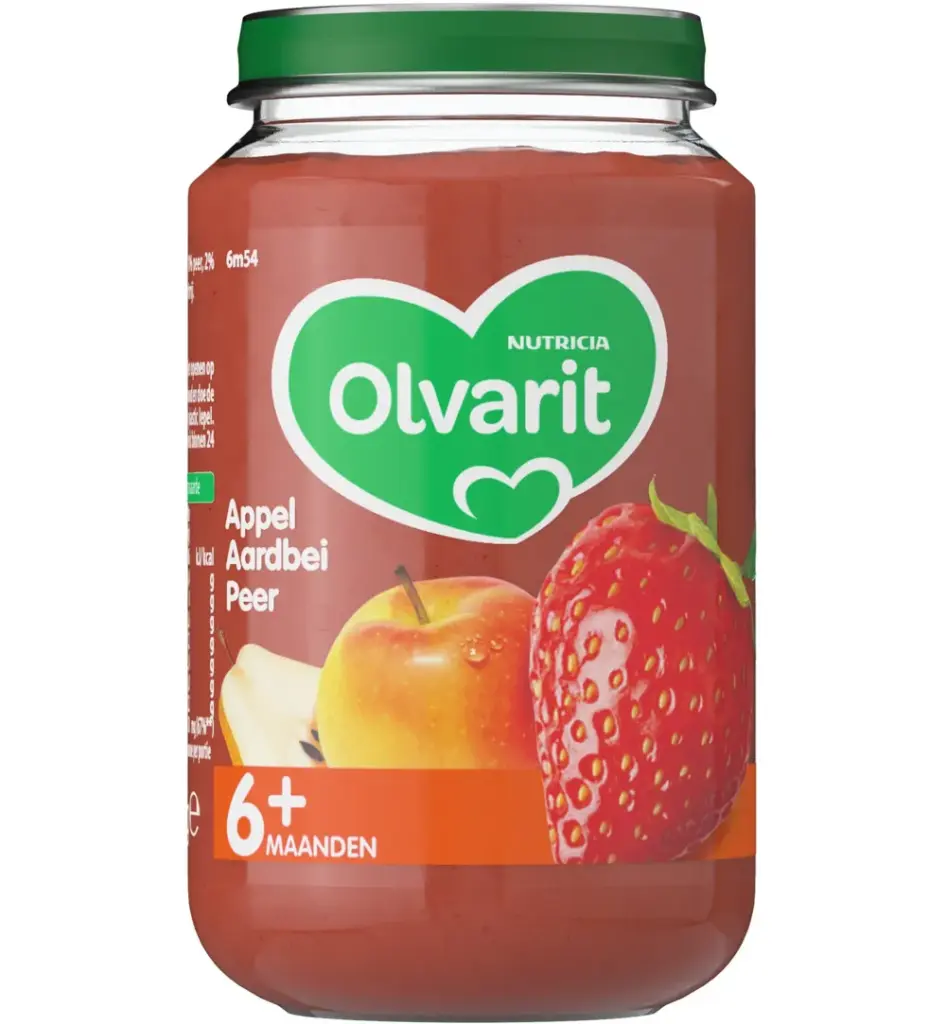Olvarit Appel aardbei peer 6M54 (200 gr)