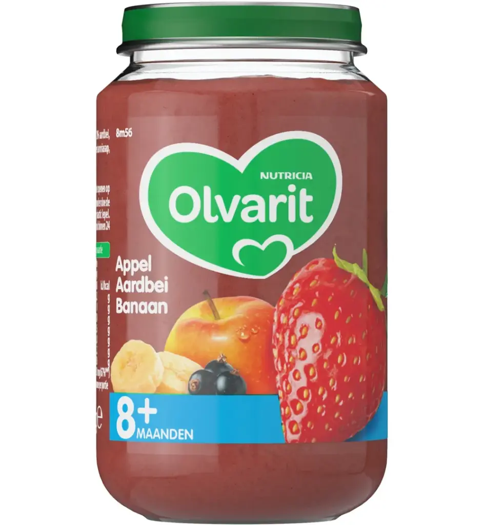 Olvarit Appel aardbei banaan 8M56 (200 gr)