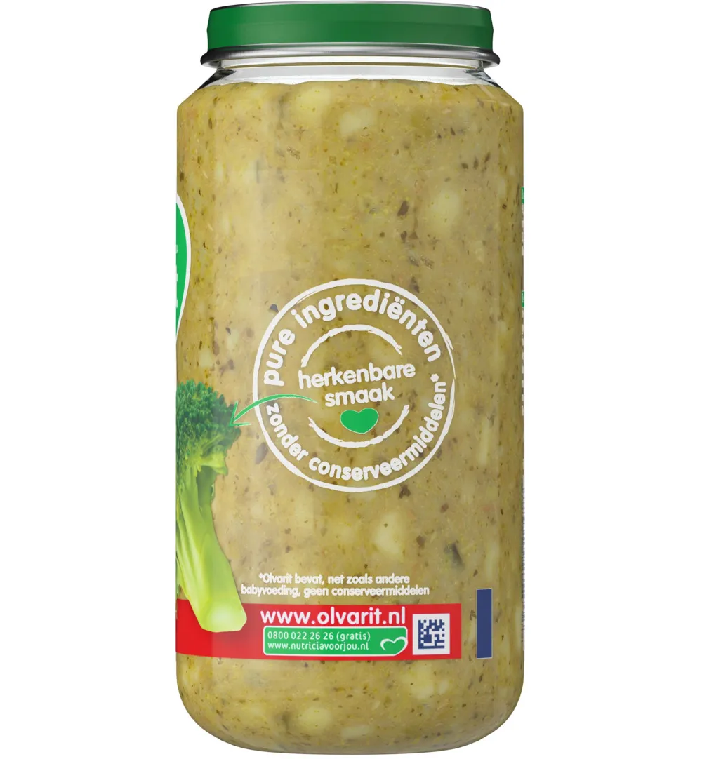 Olvarit Broccoli kalkoen aardappel 12M00 (250 gr)