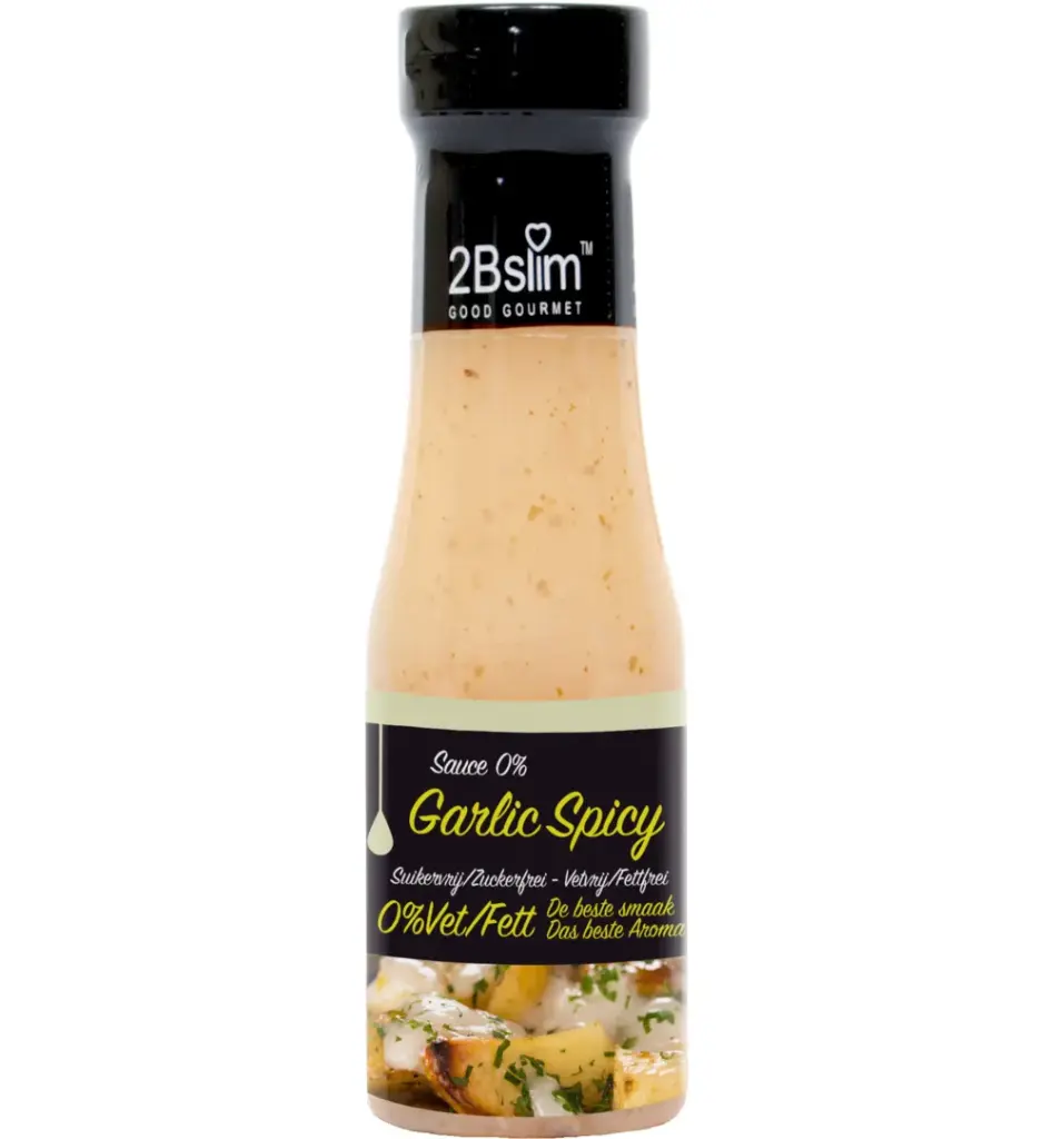 2Bslim Knoflooksaus Spicy (250 ml)