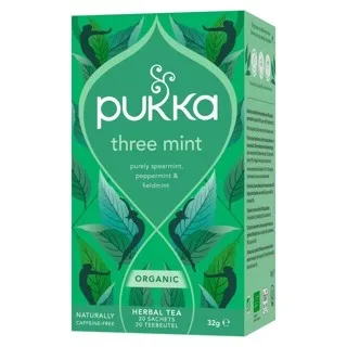 Pukka Organic Teas Three Mint Bio (20 zakjes)