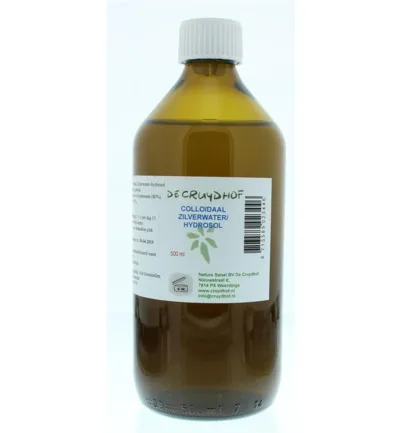 De Cruydhof Colloidaal Zilverwater Hydrosol Uitwendig (500 ml)