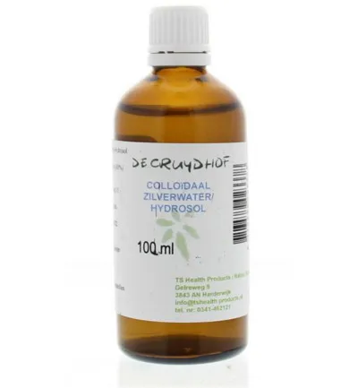 De Cruydhof Colloidaal Zilverwater Hydrosol Uitwendig (100 ml)
