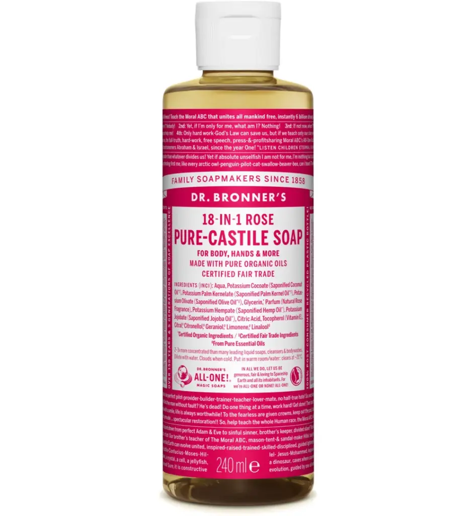 Dr. Bronner'S Liquid Soap Roos (240 ml)