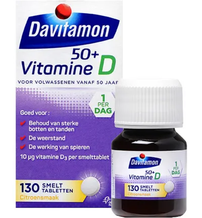 Davitamon D 50+ Smelttablet (130 tabletten)