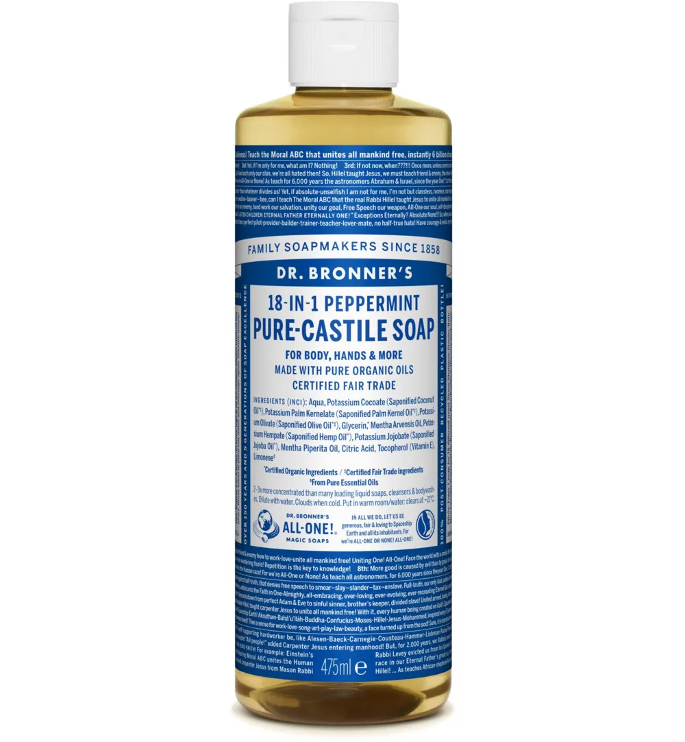 Dr. Bronner's Liquid soap peppermint (475 ml)