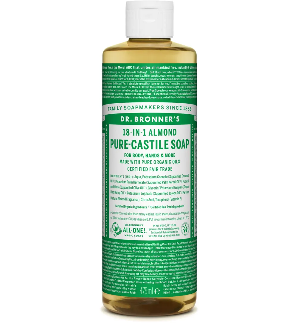 Dr. Bronner's Liquid soap amandel (475 ml)