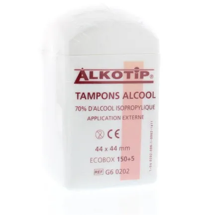 Alkotip Alcoholdoekjes alkotip dispenser (155 stuks)