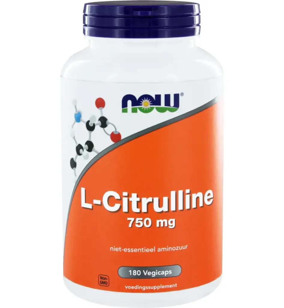 Now L-Citrulline 750 mg (180 vega capsules)