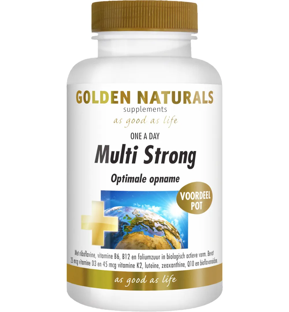 Golden Naturals Multi strong gold (90 tabletten)