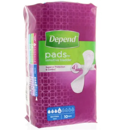 Depend Extra 4-in-1 (10 stuks)
