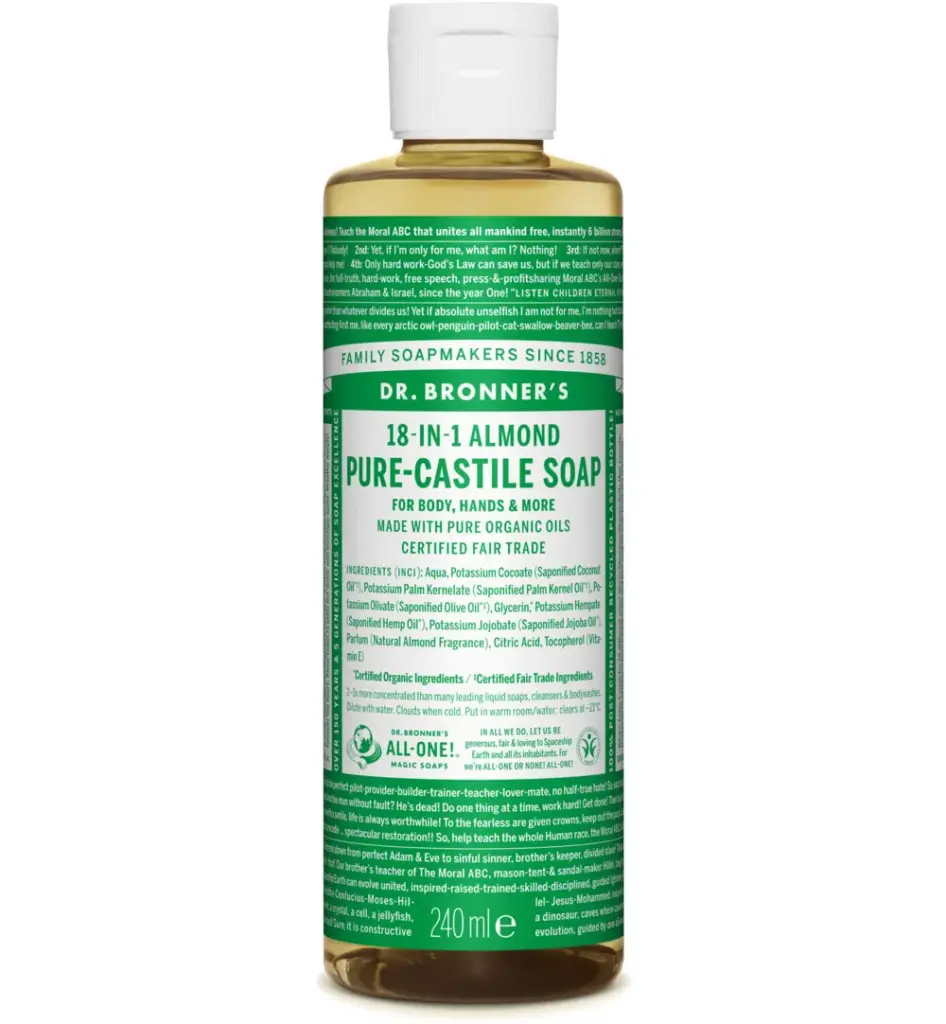 Dr. Bronner's Liquid soap amandel (240 ml)