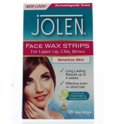 Jolen Gezichtsontharing Strips (16 stuks)