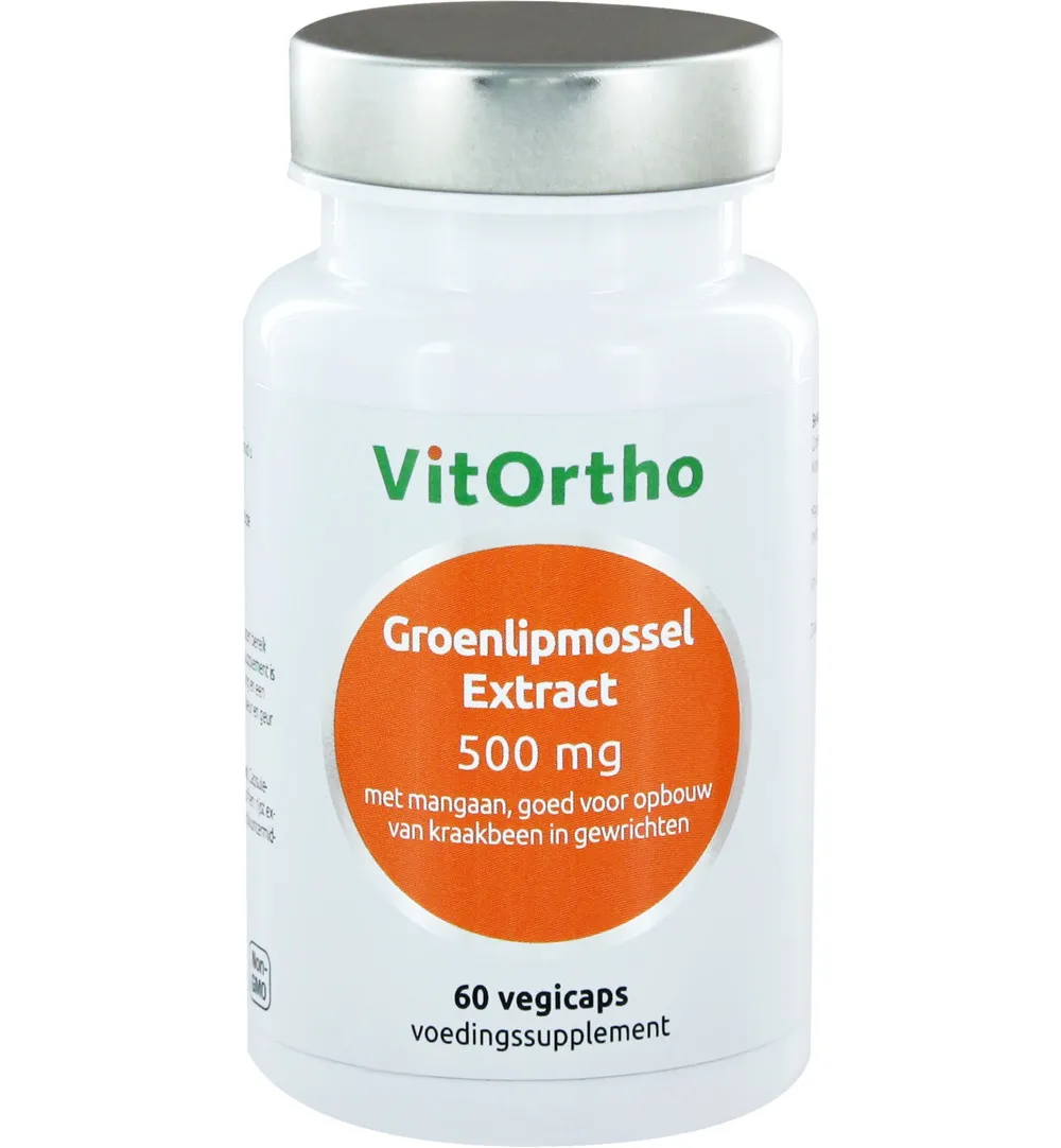 VitOrthogroenlipmossel extract 500 mg (60 vega capsules)