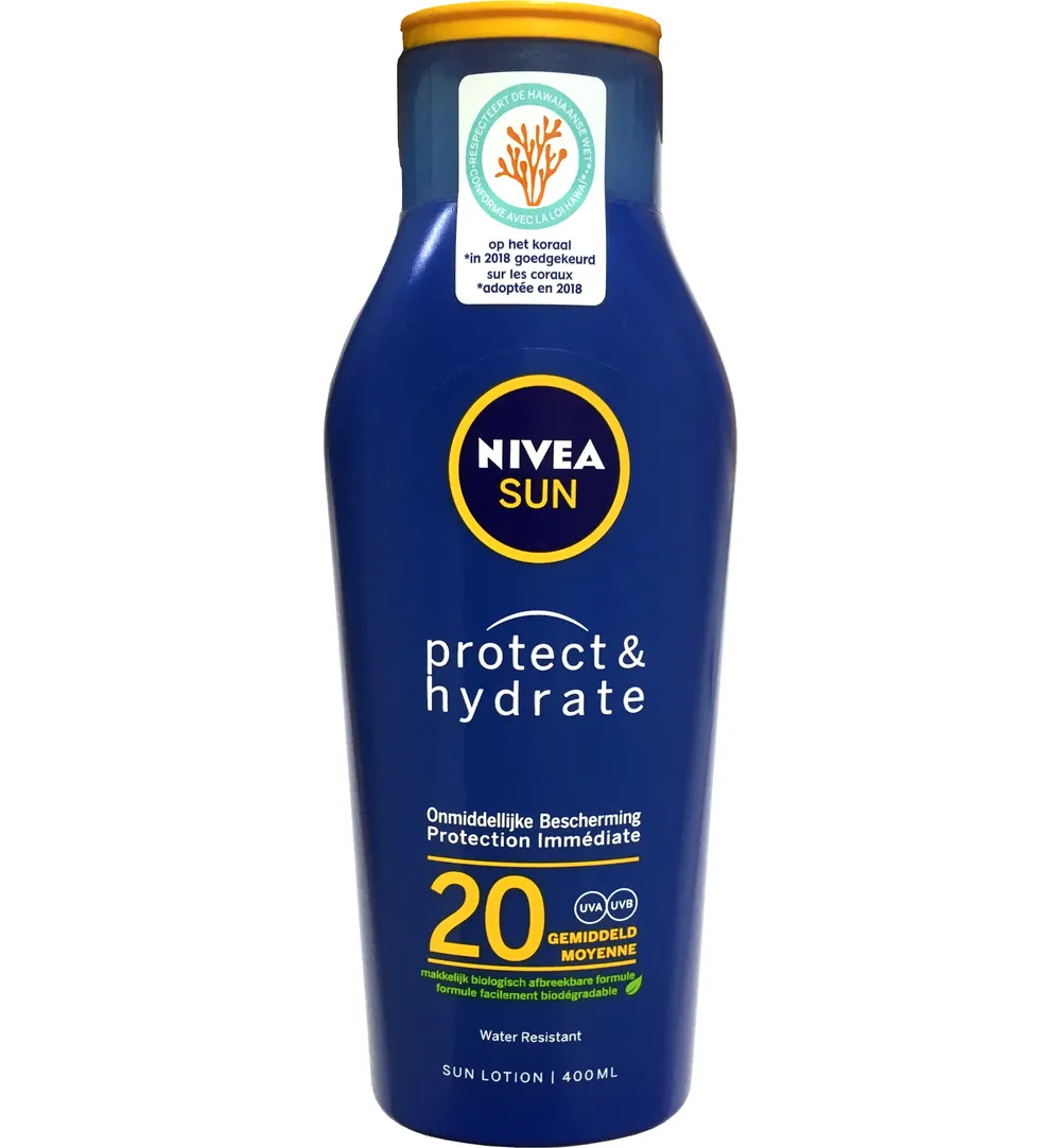Nivea Sun Protect & Hydrate Zonnemelk Spf20 (400 ml)