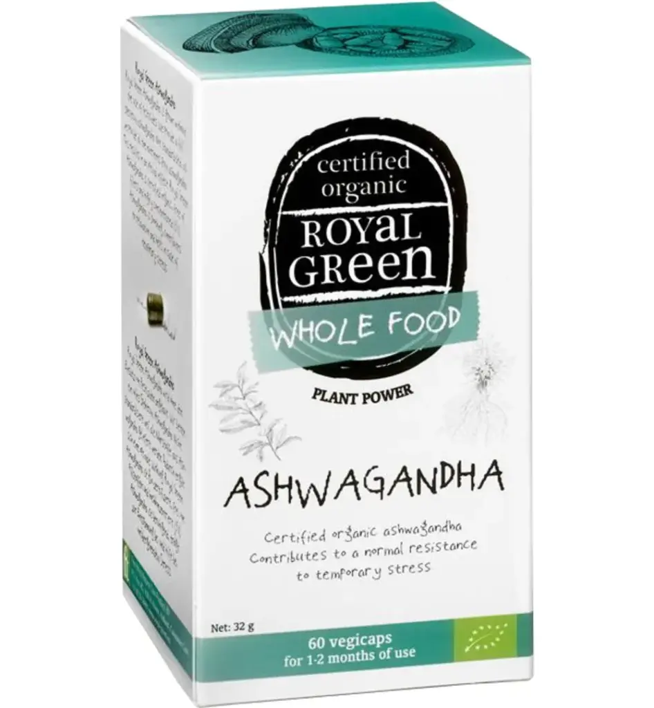 Royal Green Ashwagandha Bio (60 vega capsules)
