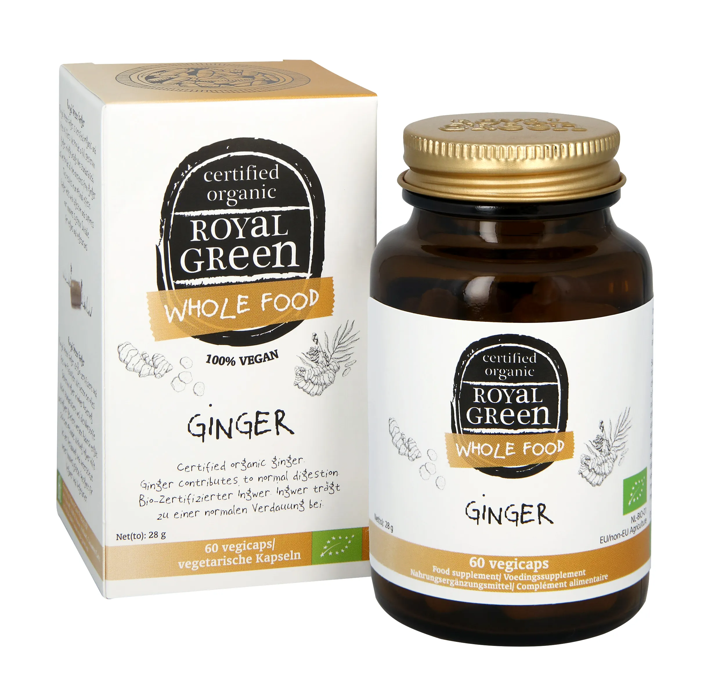 Royal Green Gember bio (60 vega capsules)