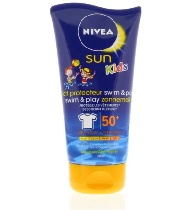Nivea Sun child swim & play zonnemelk SPF50+ (150 ml)