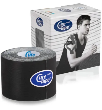 Curetape Sports Zwart 5 Cm X 5M (1 stuk)
