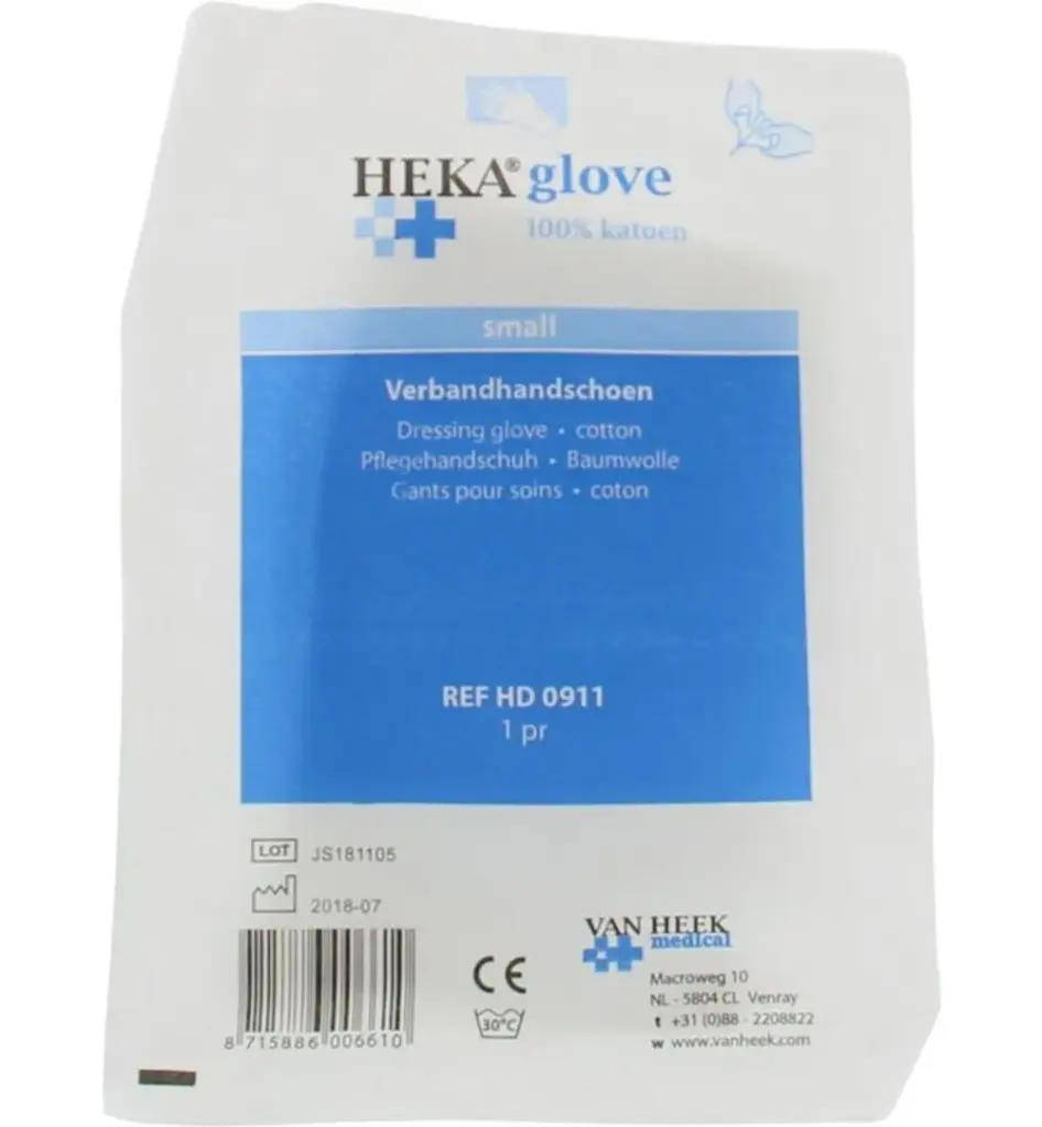 Heka Verbandhandschoenen maat S (2 stuks)