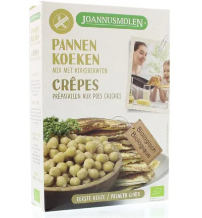 Joannusmolen Pannenkoeken Mix Met Kikkererwt Bio (300 gr)