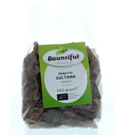 Bountiful Sultana Rozijnen Bio (500 gr)