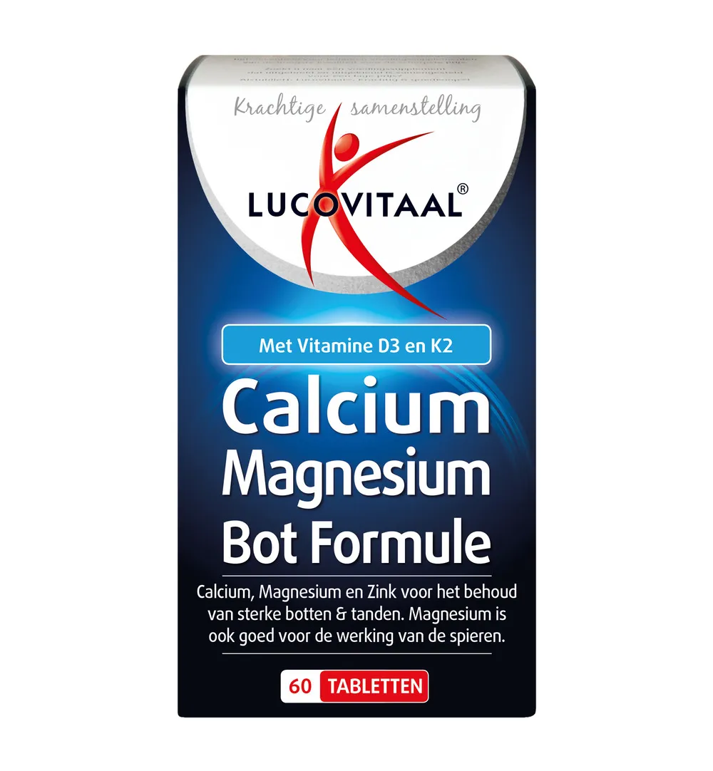 Lucovitaal Calcium Magnesium Bot Formule (60 tabletten)