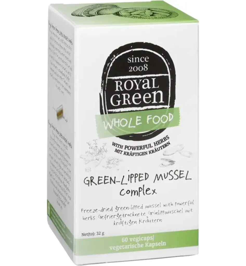 Royal Green Green-lipped Mussel Complex (60 vega capsules)