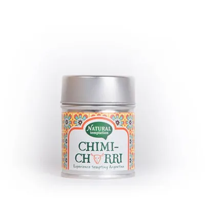 Natural Temptation Chimichurri Blikje Natural Spices Bio (40 gr)