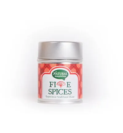 Natural Temptation Five Spices Blikje Natural Spices Bio (50 gr)