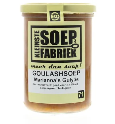 Kleinstesoepfabriek Goulash Soep Bio (400 ml)