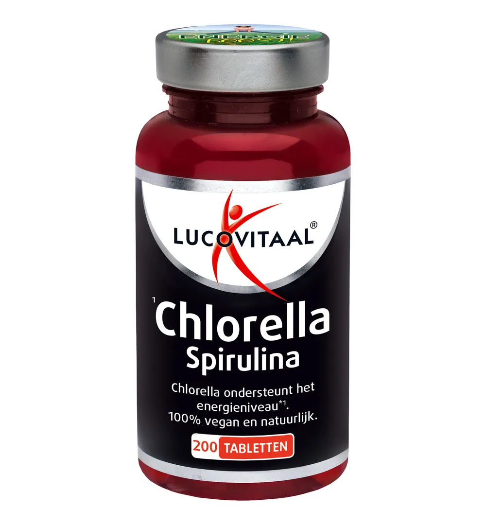 Lucovitaal Chlorella Spirulina (200 tabletten)