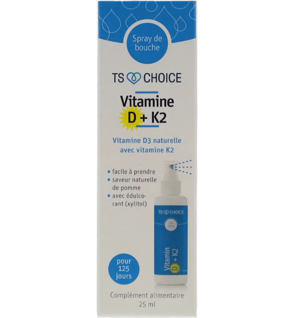 TS Choice Vitaminespray vitamine D3 + K2 (25 ml) - image 4