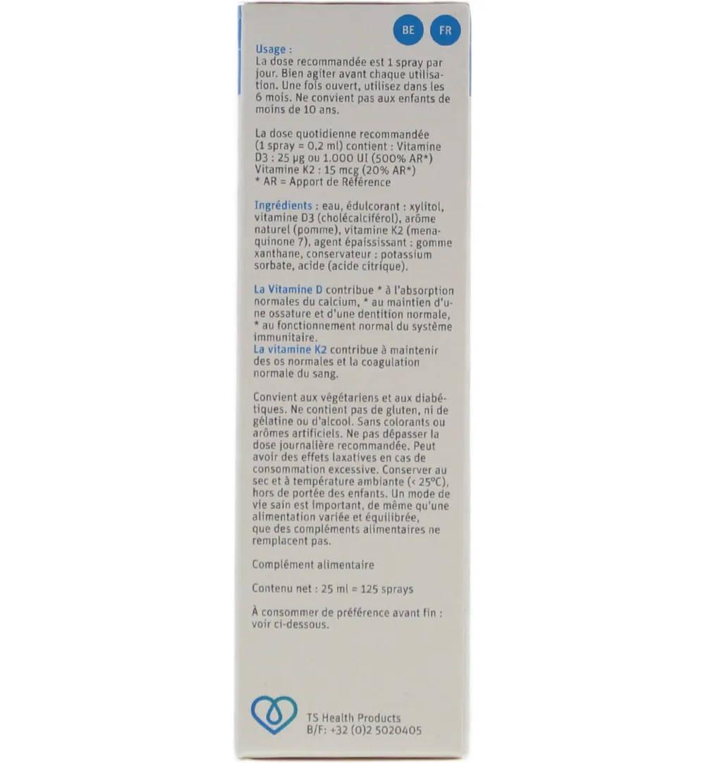 TS Choice Vitaminespray vitamine D3 + K2 (25 ml) - image 6