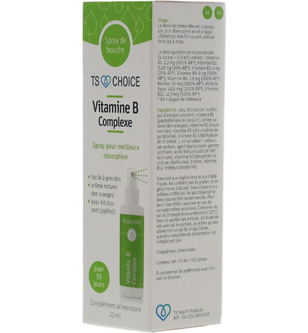 Ts Choice Vitaminespray Vitamine B Complex (25 ml) - image 5