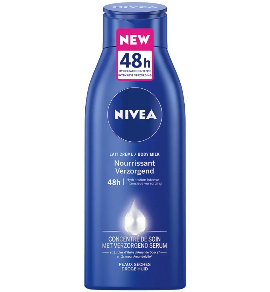 Nivea Body Milk Verzorgend Pomp (400 ml)