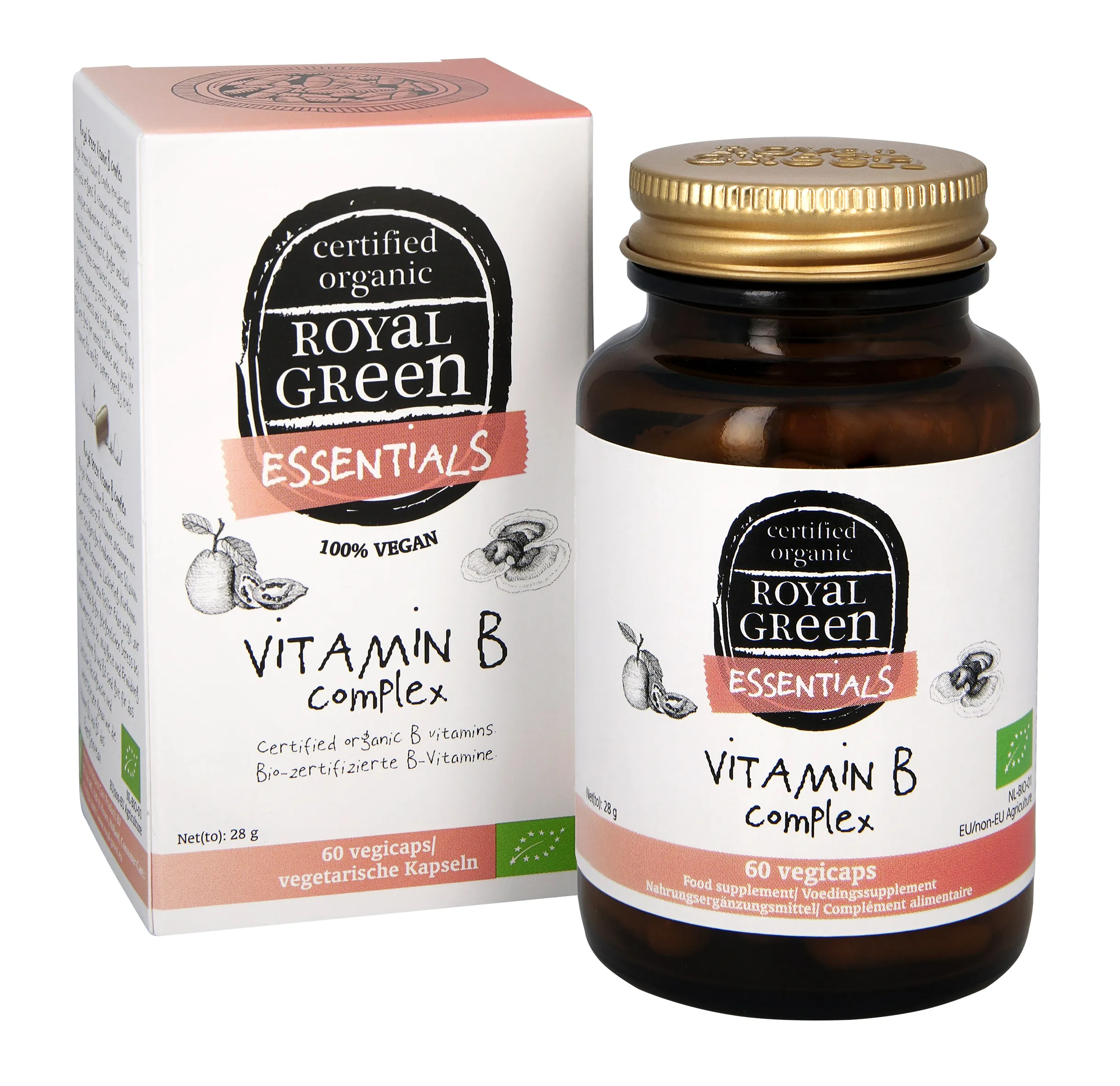 Royal Green Vitamine B Complex Bio (60 vega capsules)