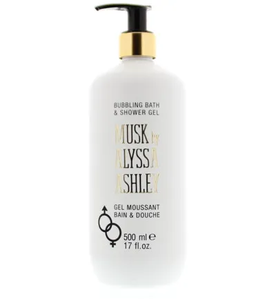Alyssa Ashley Musk bath & shower gel pomp (500 ml)