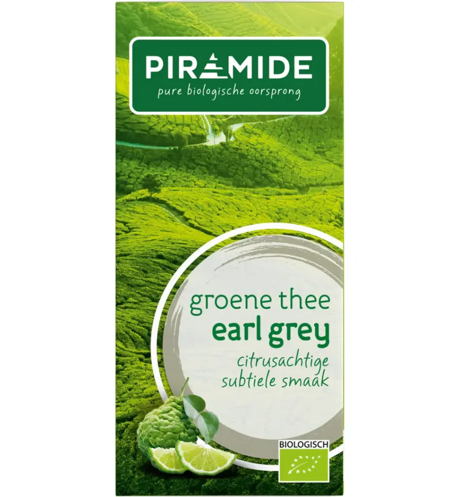 Piramidegroene Thee & Earlgrey Eko Bio (20 stuks)