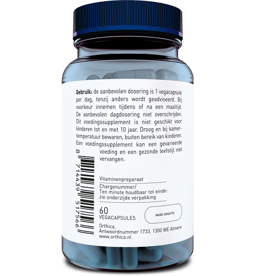 Orthica Vitamine D-75 (60 vega capsules)