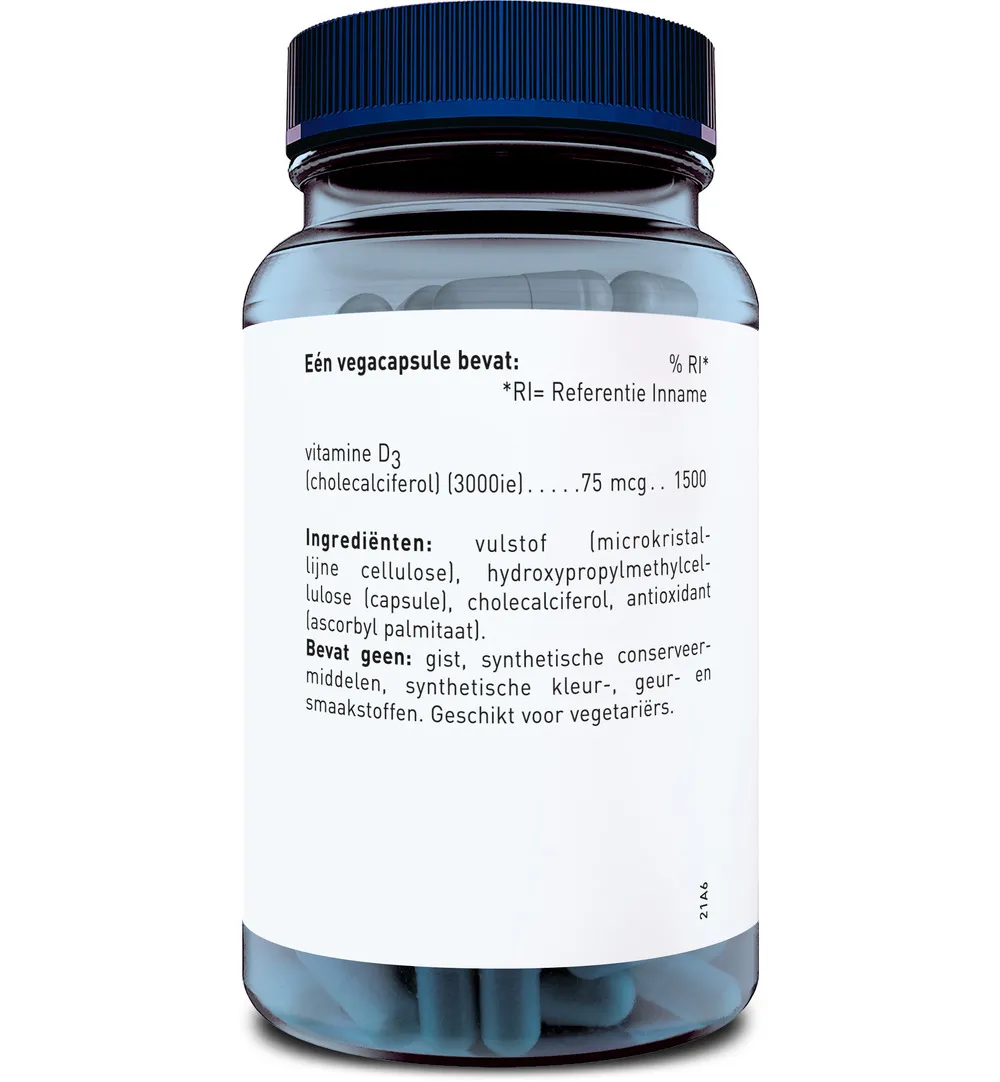 Orthica Vitamine D-75 (60 vega capsules) - image 2