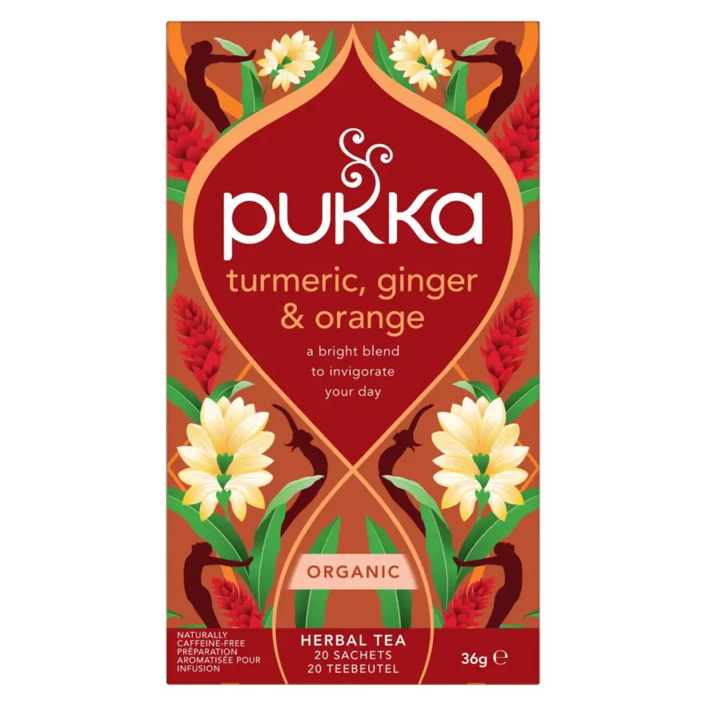 Pukka Organic Teas Turmeric, Ginger & Orange (20 zakjes)