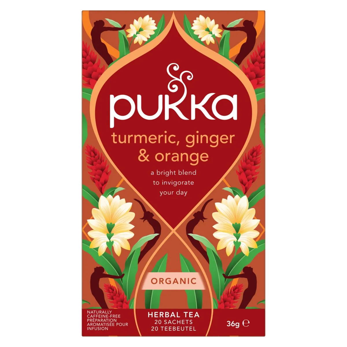 Pukka Organic Teas Turmeric, Ginger & Orange (20 zakjes)