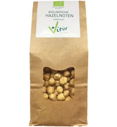 Vitiv Hazelnoten Zonder Vlies Bio (500 gr)
